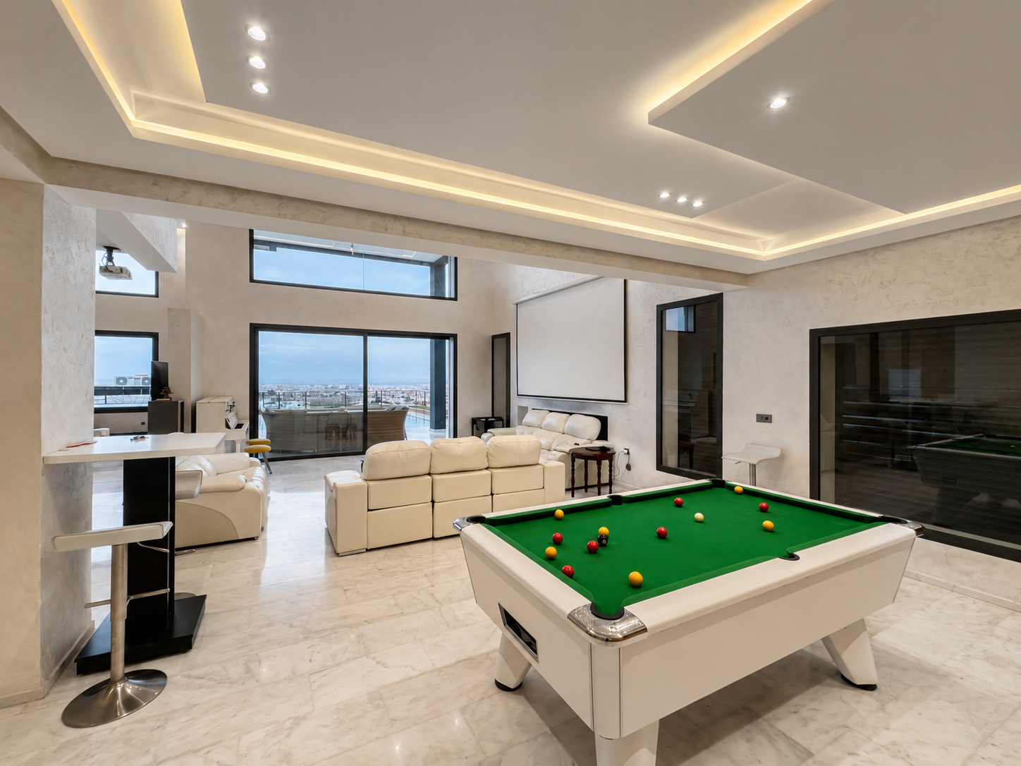 Billiard room
