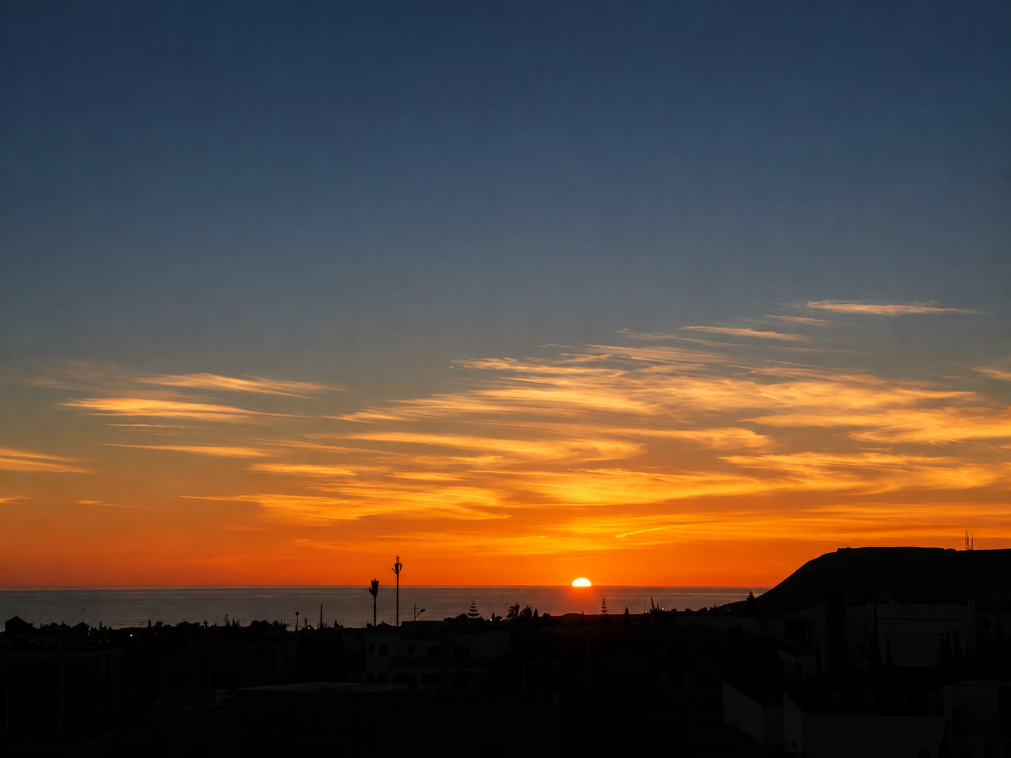 Sunset over the Atlantic from Rochal